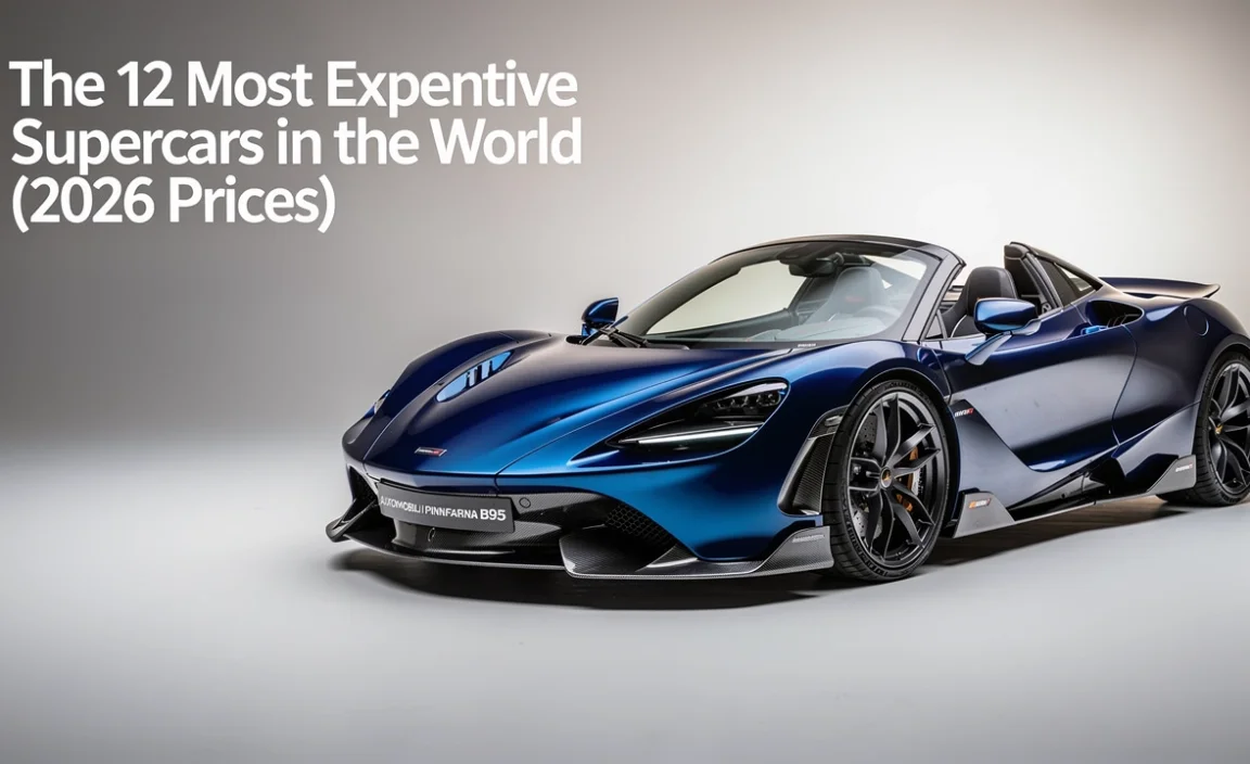 11. Automobili Pininfarina B95 &mdash; ~$4.8 Million