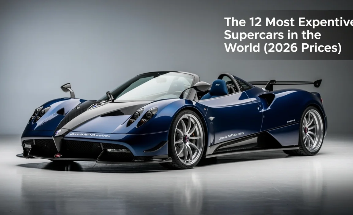 5. Pagani Zonda HP Barchetta &mdash; ~$17.5 Million