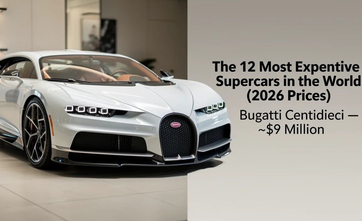 8. Bugatti Centodieci &mdash; ~$9 Million