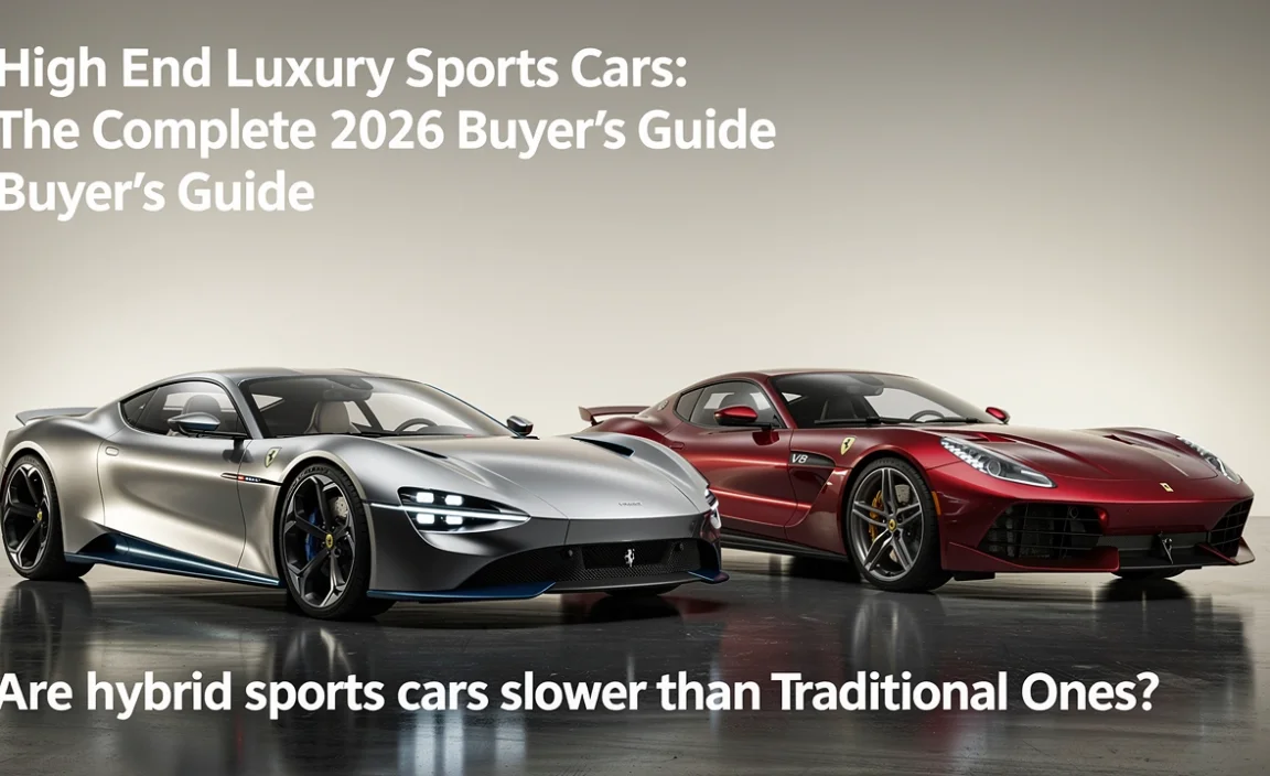 Are hybrid sports cars slower than traditional ones?