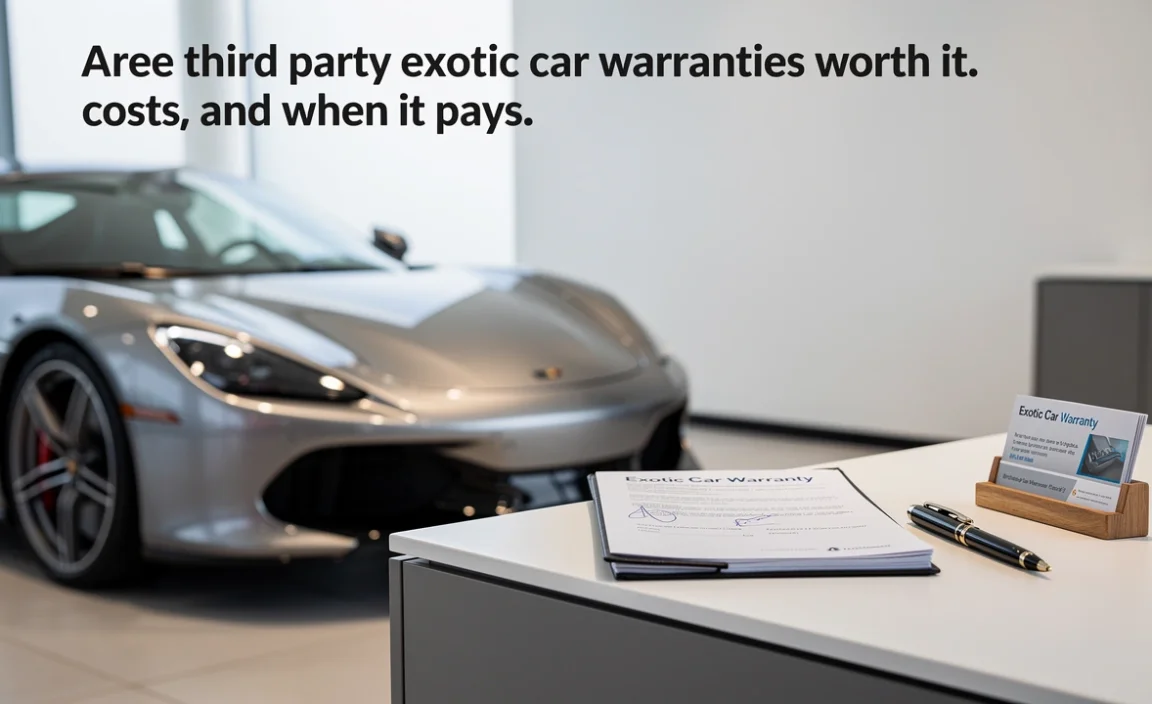 Are third-party exotic car warranties worth it?
