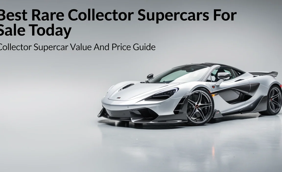 Collector Supercar Value And Price Guide