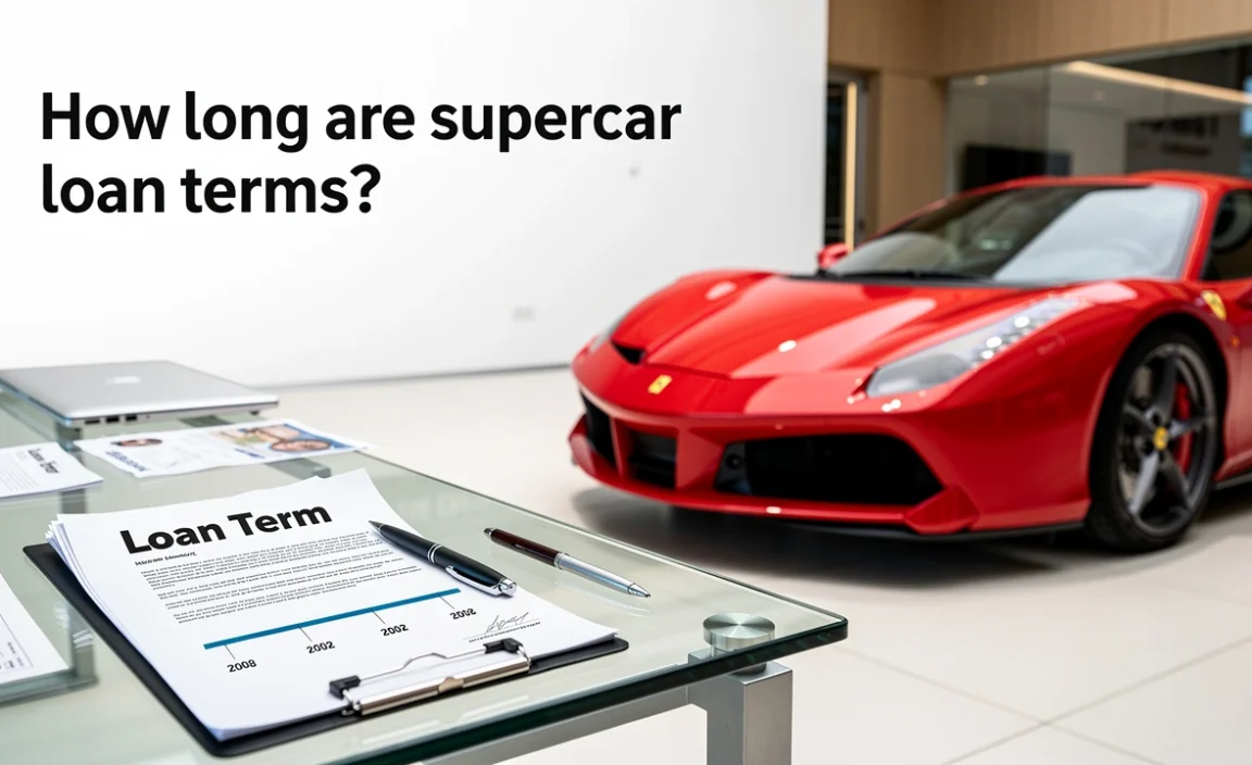 How long are supercar loan terms?