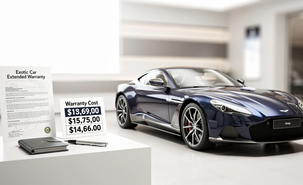 How much does an exotic car extended warranty cost?