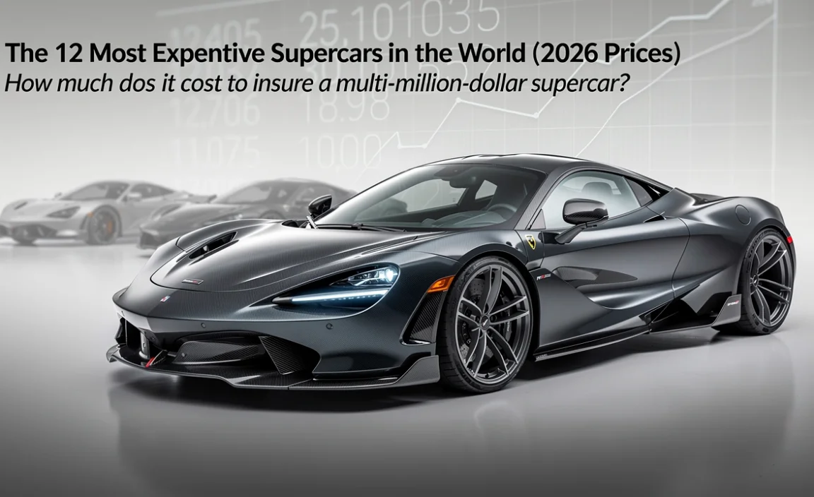 How much does it cost to insure a multi-million-dollar supercar?