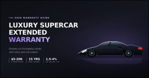luxury supercar extended warranty