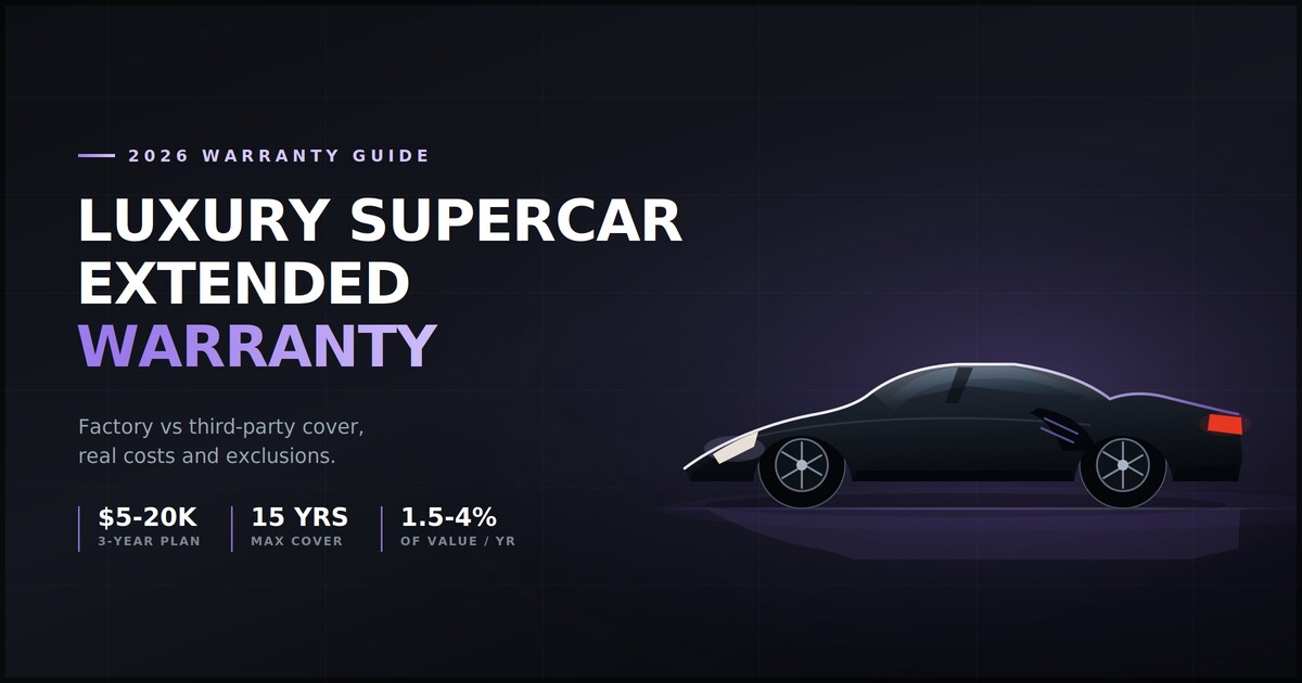 luxury supercar extended warranty