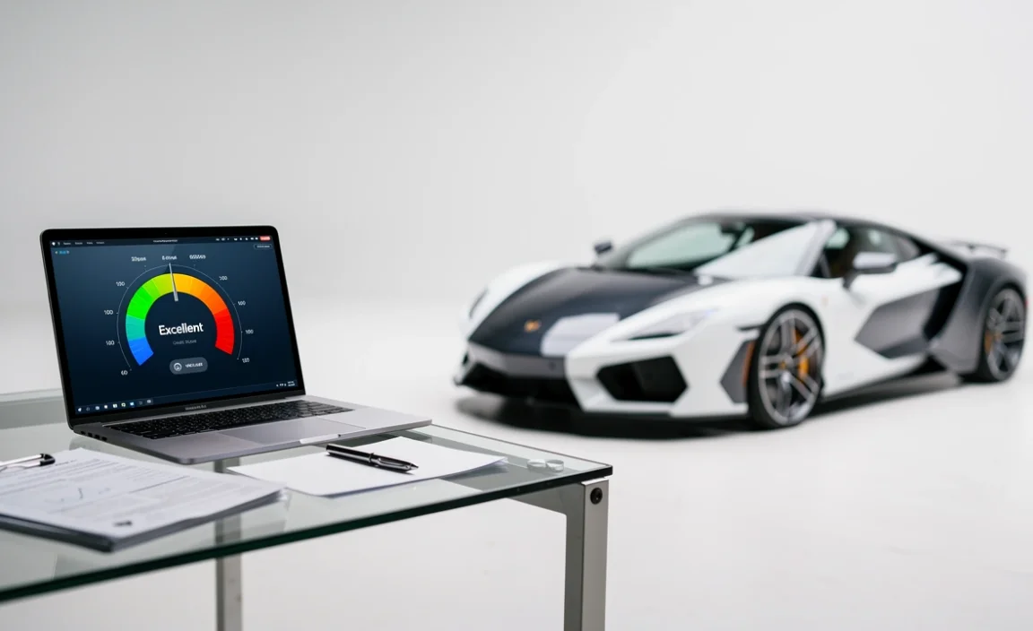 What credit score do you need for a supercar loan?