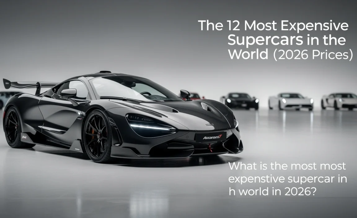What is the most expensive supercar in the world in 2026?