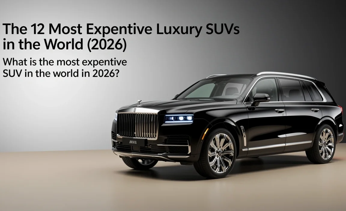 What is the most expensive SUV in the world in 2026?