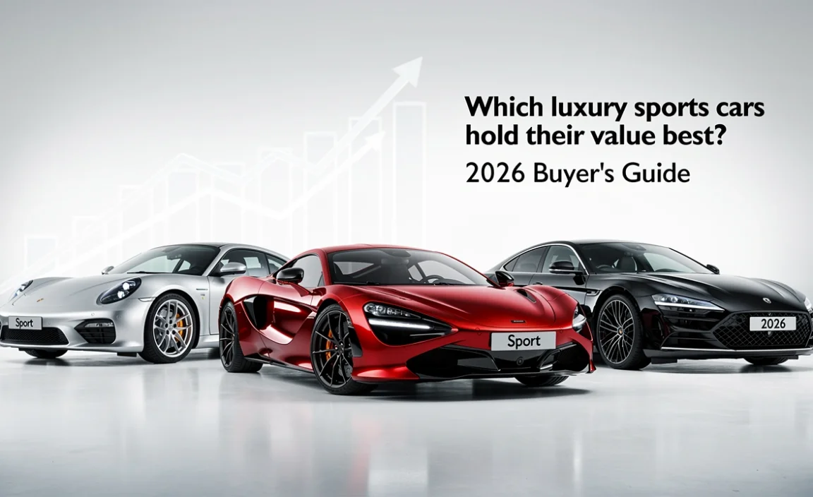 Which luxury sports cars hold their value best?